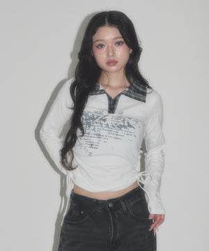 ホワイト モデル：163cm F着用