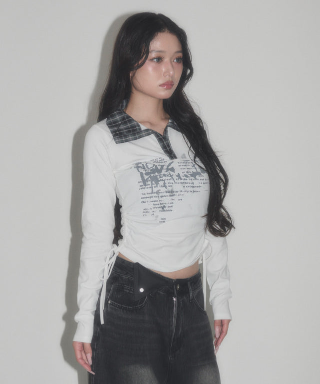 ホワイト モデル：163cm F着用