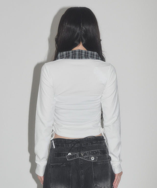 ホワイト モデル：163cm F着用