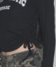 ヘンリーサイドドロストLS Tシャツ