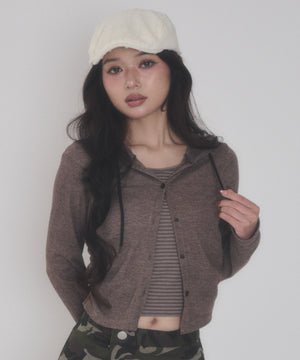 ブラウン モデル：163cm F着用