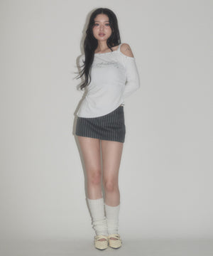 ホワイト モデル：163cm F着用