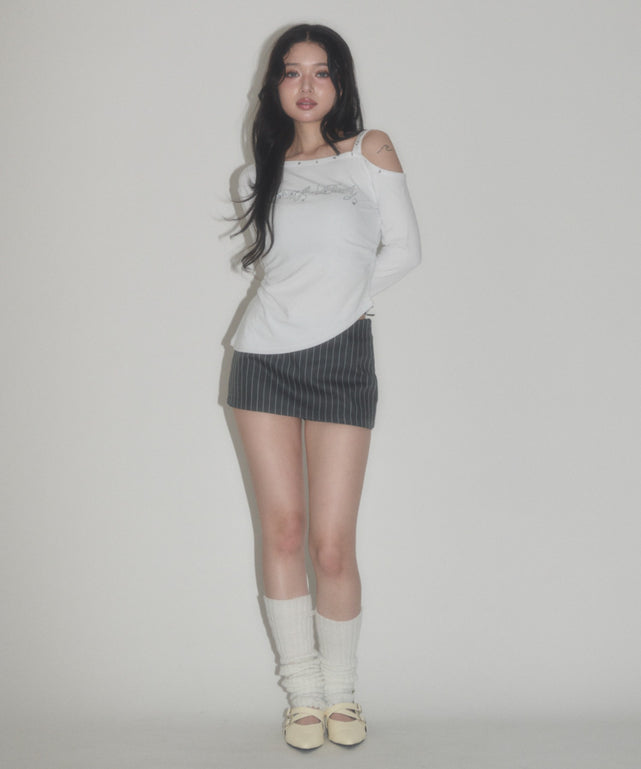ホワイト モデル：163cm F着用