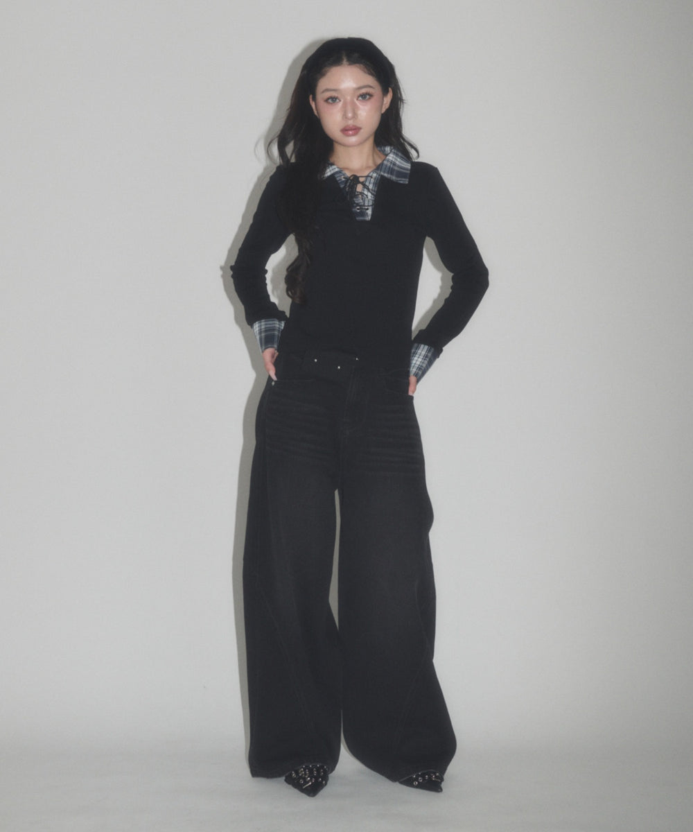 ブラック モデル：163cm F着用