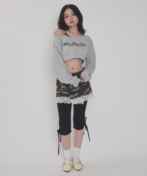 杢グレー モデル：163cm F着用
