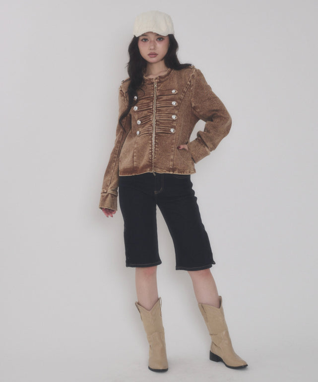 ブラウン モデル：163cm F着用