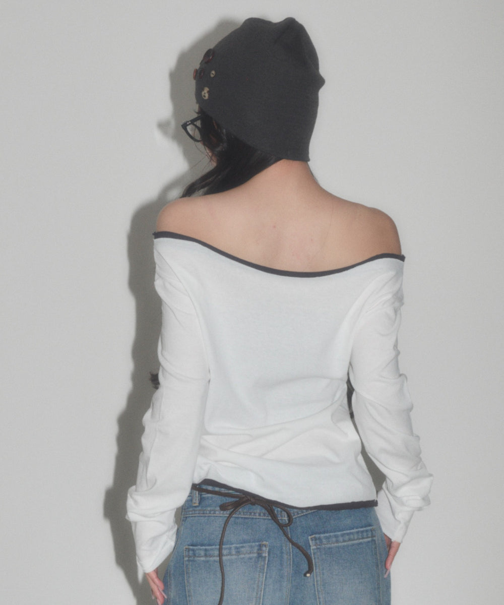 ホワイト モデル：163cm F着用