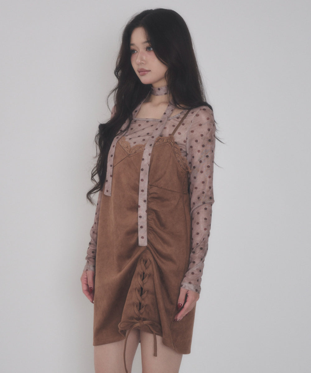 ブラウン モデル：163cm F着用