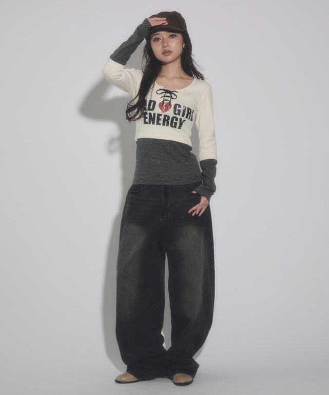 ブラック モデル：163cm F着用