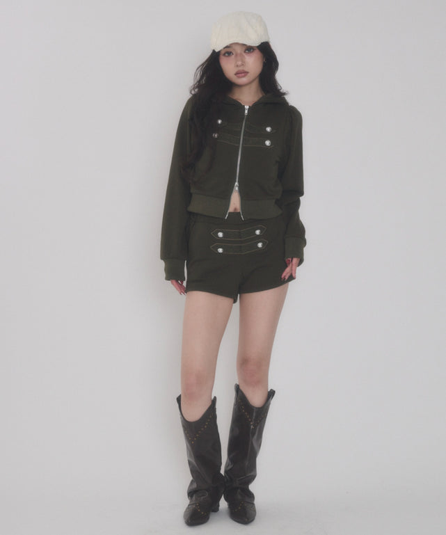 カーキ モデル：163cm F着用