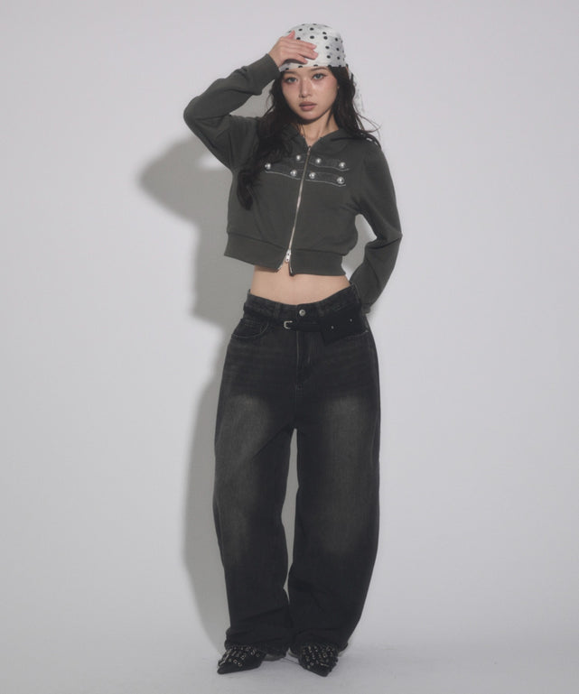 スミクロ モデル：163cm F着用