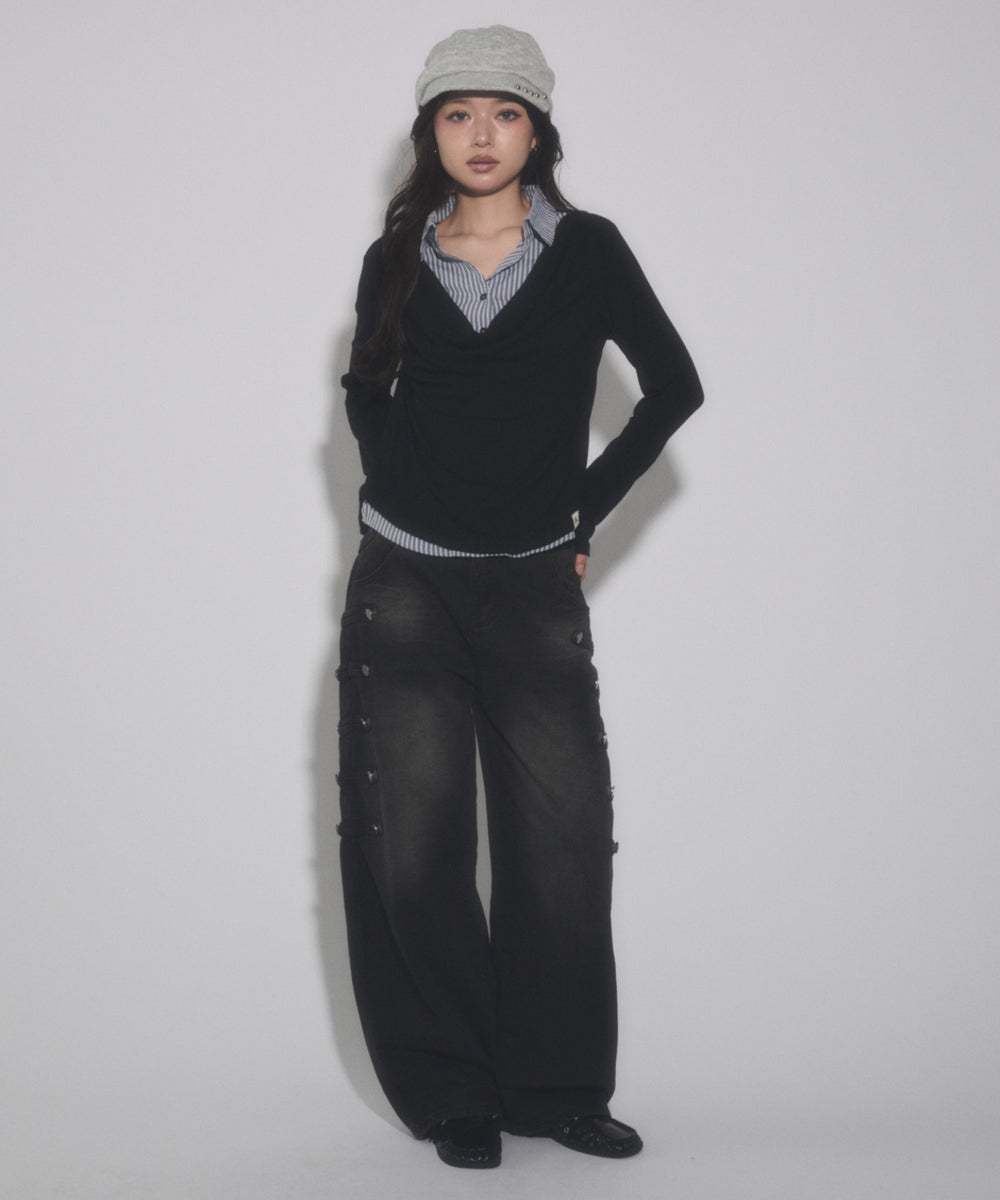 ブラック モデル：163cm F着用