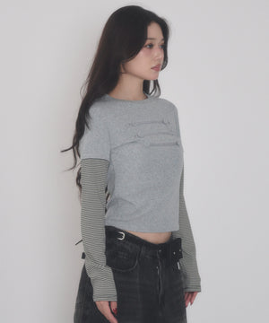 グレー モデル：163cm F着用