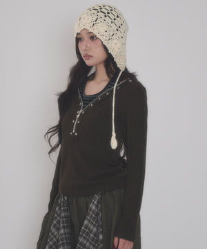 ブラウン モデル：163cm F着用