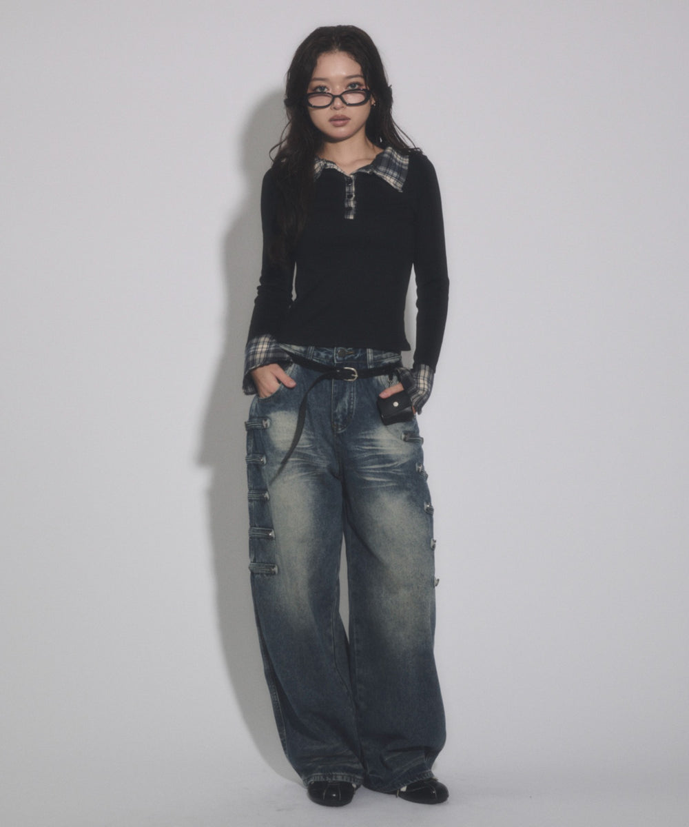 ブラック モデル：163cm F着用