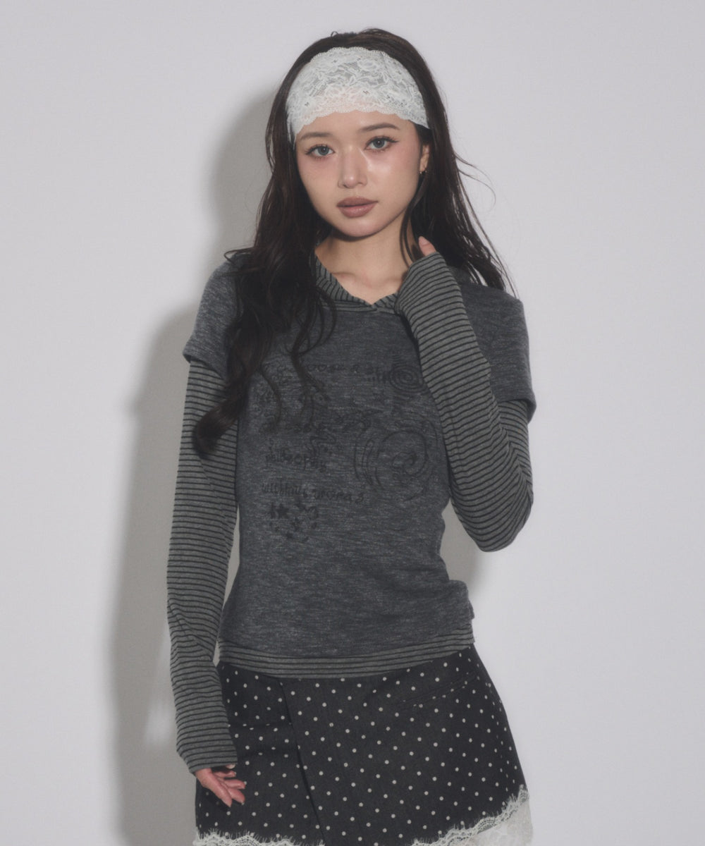 チャコール モデル：163cm F着用
