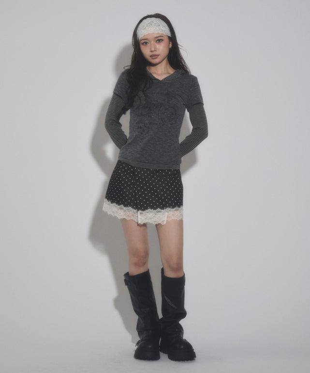 チャコール モデル：163cm F着用