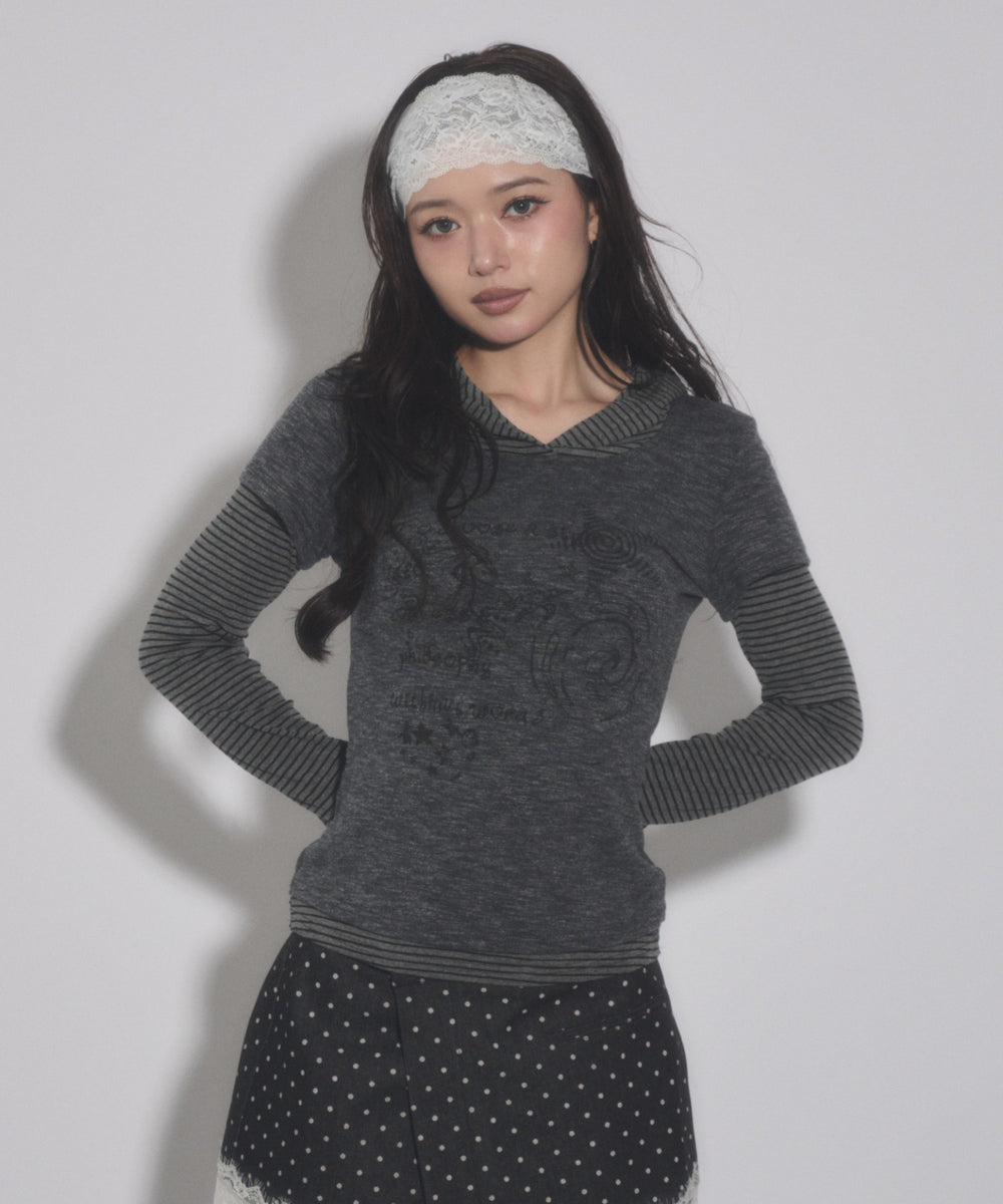 チャコール モデル：163cm F着用