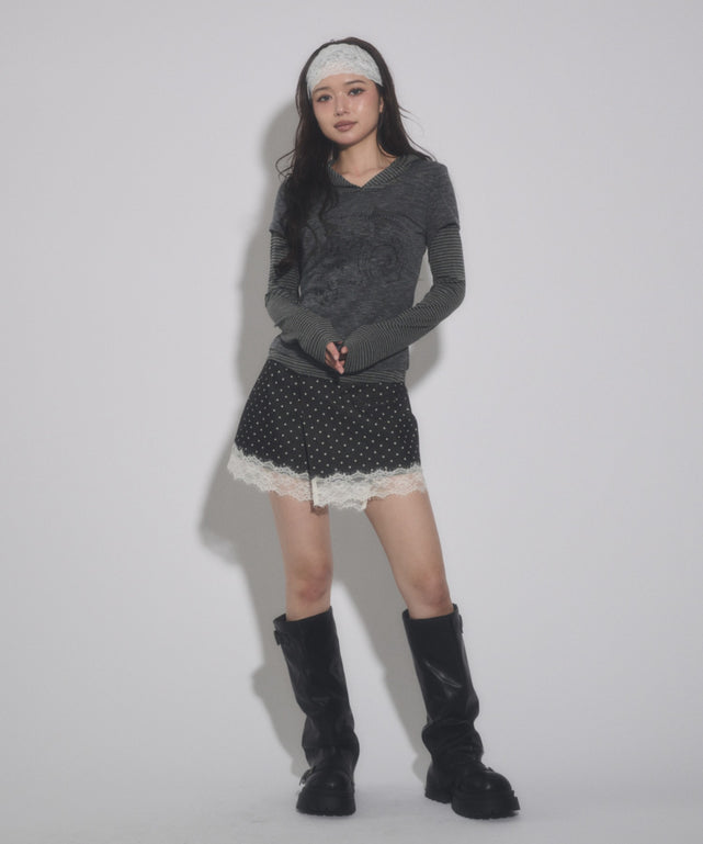 チャコール モデル：163cm F着用