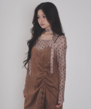 ブラウン モデル：163cm F着用