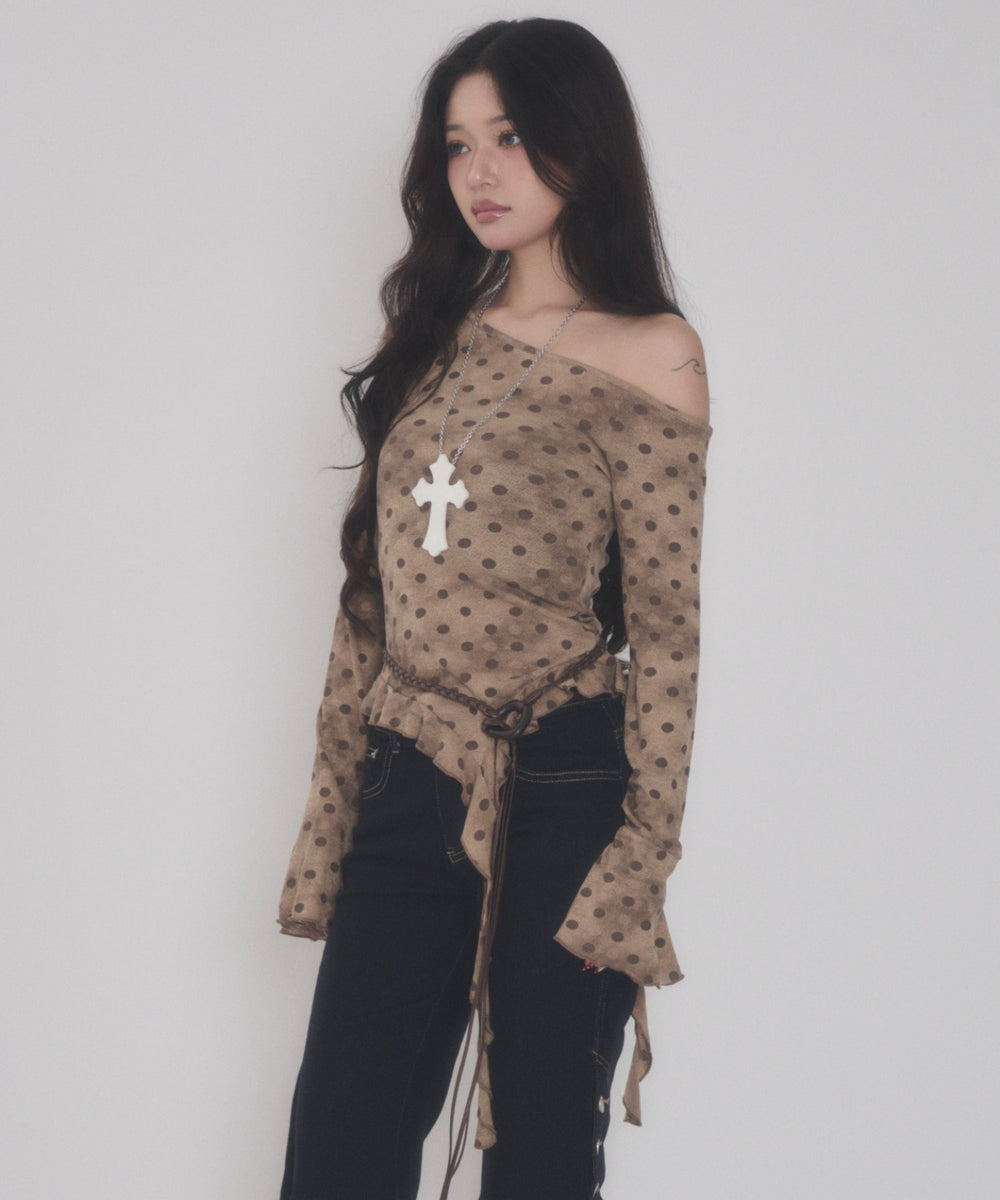 ブラウン モデル：163cm F着用