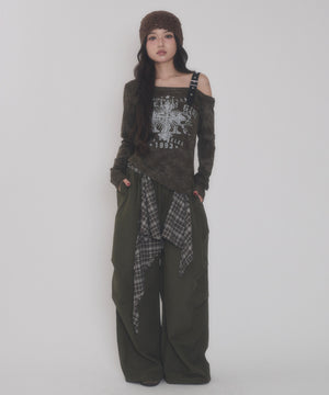 ブラウン モデル：163cm F着用