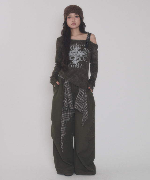 ブラウン モデル：163cm F着用