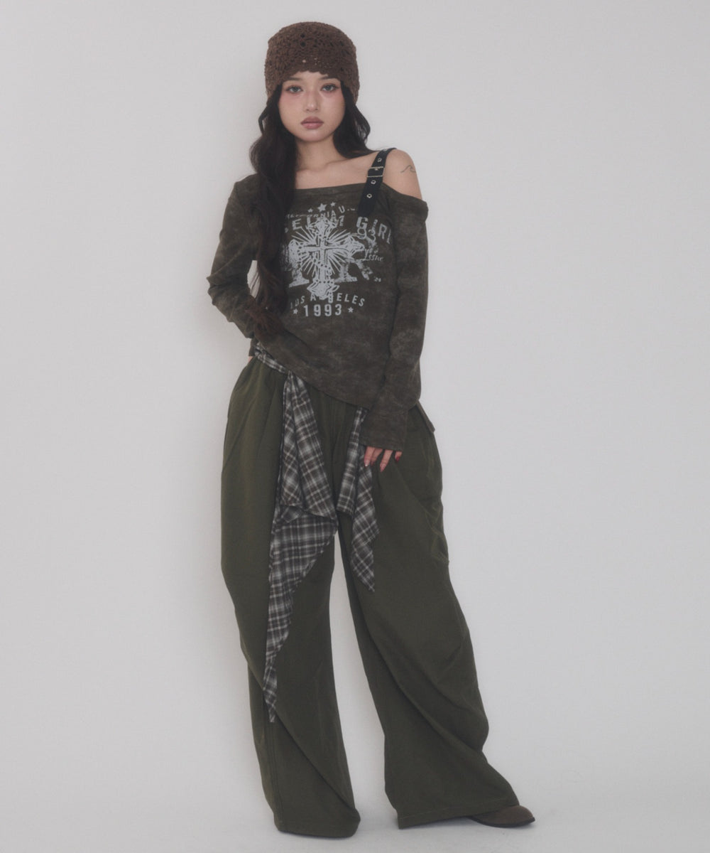 ブラウン モデル：163cm F着用