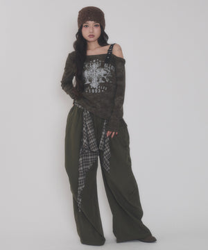 ブラウン モデル：163cm F着用