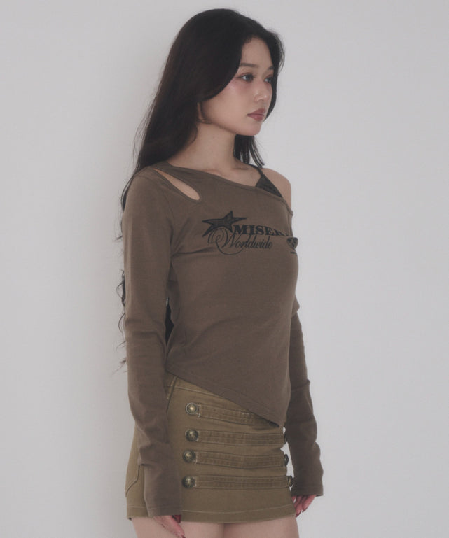 ブラウン モデル：163cm F着用
