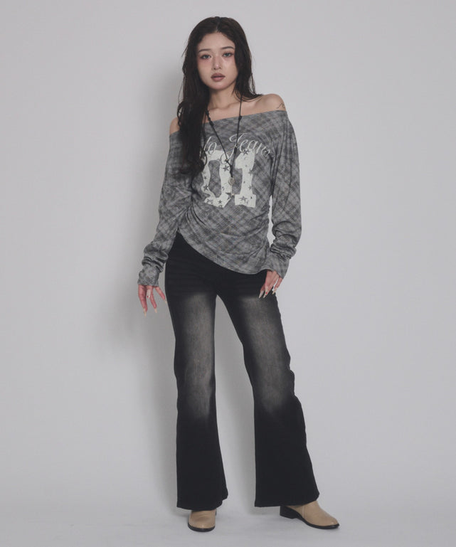 チャコール モデル：163cm F着用