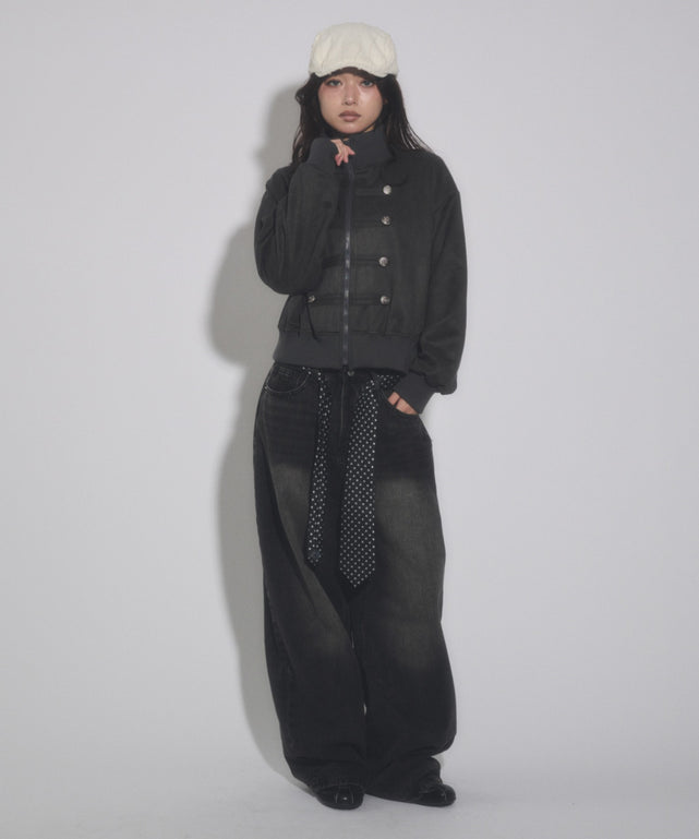 スミクロ モデル：163cm F着用
