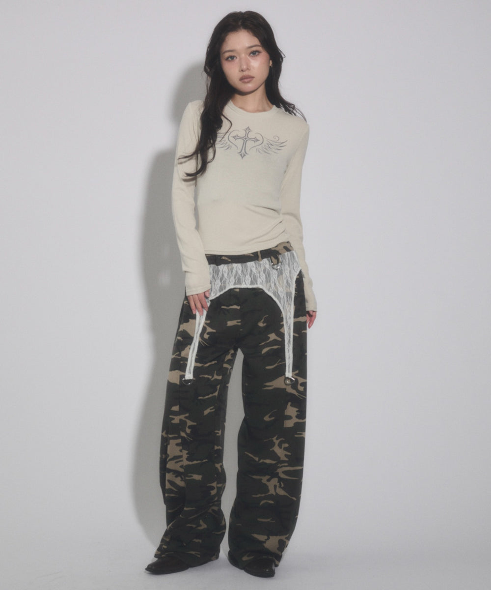 ベージュ モデル：163cm F着用