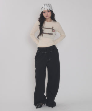 ベージュ モデル：163cm F着用