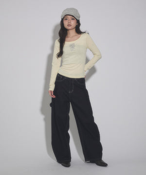 イエロー モデル：163cm F着用