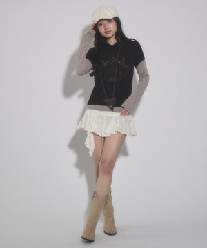 ブラウン モデル：163cm F着用