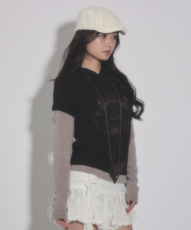 ブラウン モデル：163cm F着用