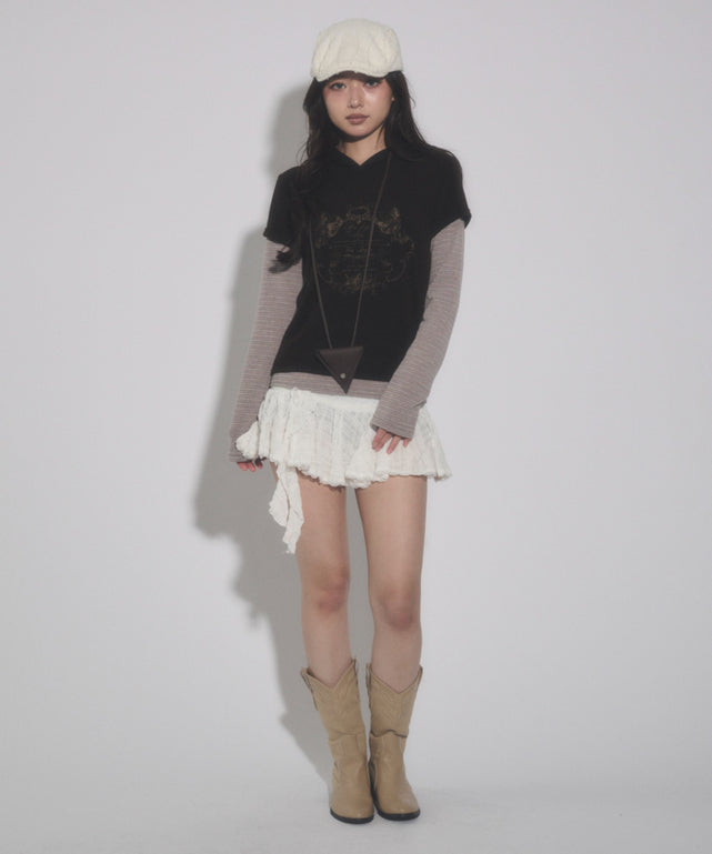 ブラウン モデル：163cm F着用