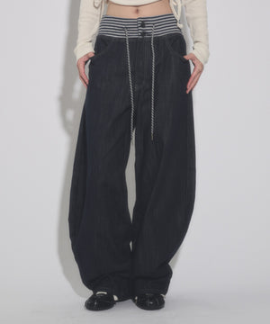 デニム モデル：163cm S着用