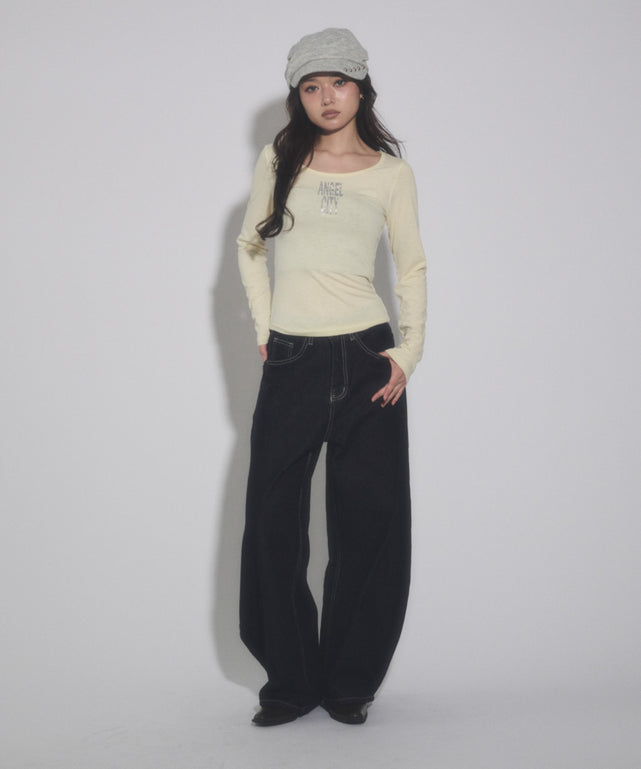 デニムインディゴ モデル：163cm S着用