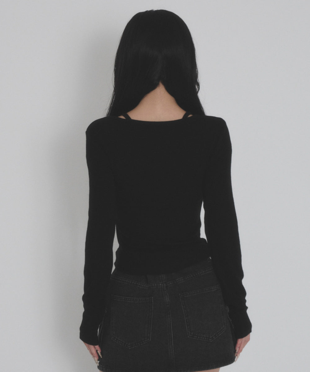 ホワイト モデル：163cm F着用