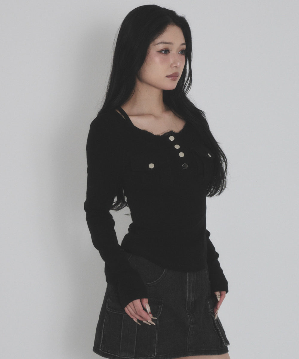ホワイト モデル：163cm F着用