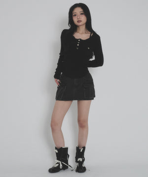 ホワイト モデル：163cm F着用