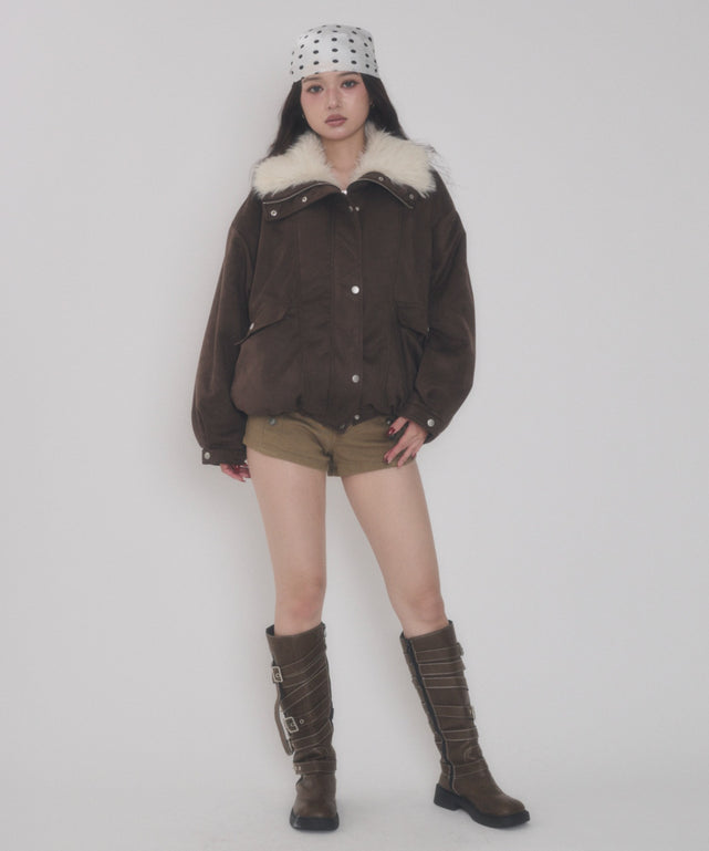 ブラウン モデル：163cm F着用