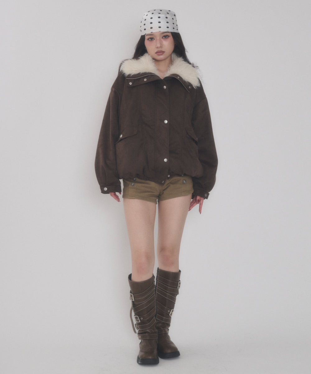 ブラウン モデル：163cm F着用