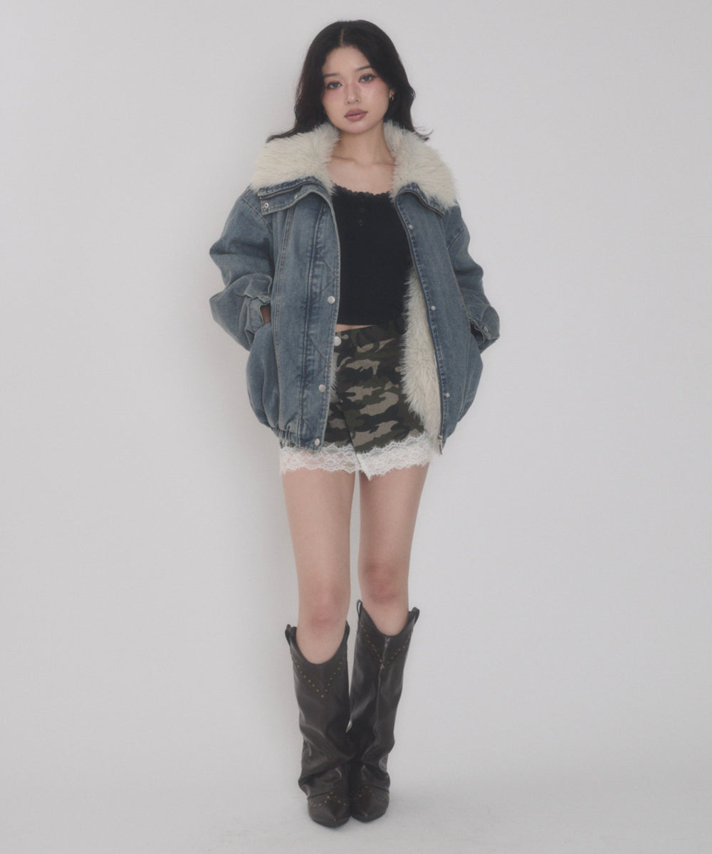 デニム淡 モデル：163cm F着用