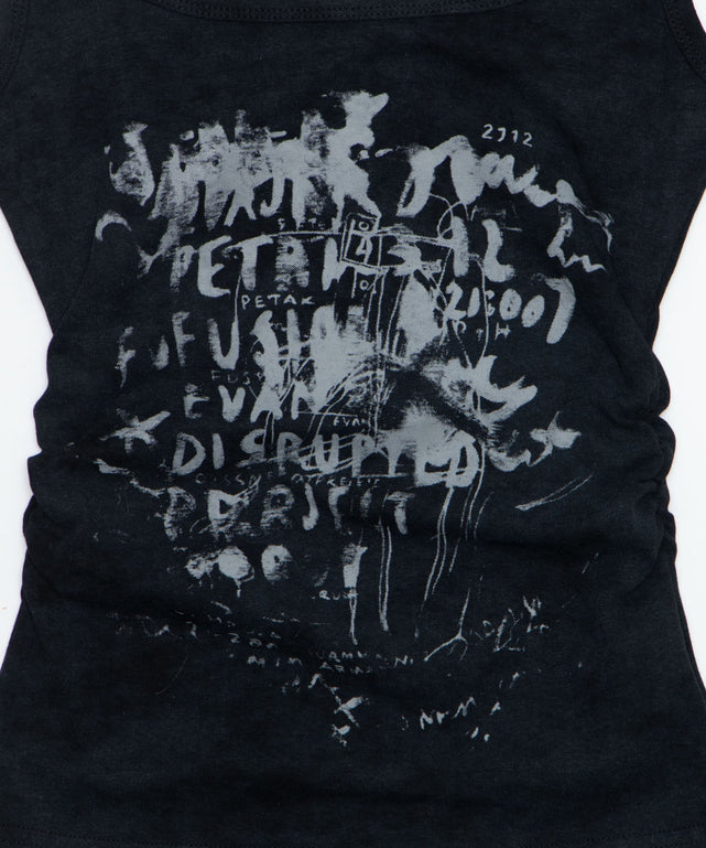 レースアップストリングキャミ