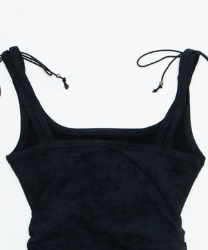 レースアップストリングキャミ