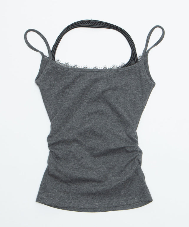 Y2Kダブルレイヤードキャミ