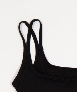 ダブルストラップロゴキャミ